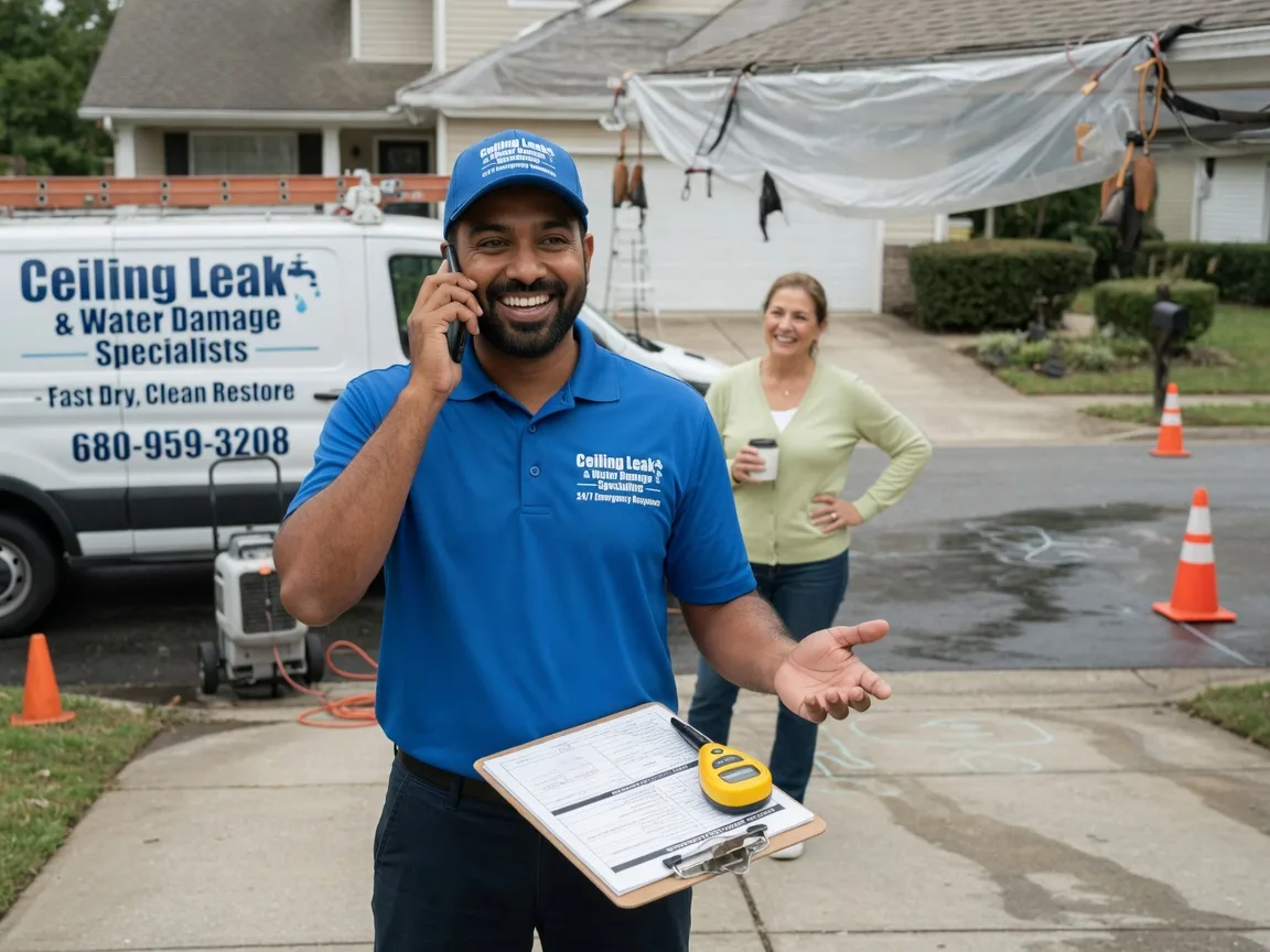 Ceiling Leak Cleanup Glenville, NC FAQs